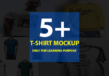 T-Shirt Mockup Bundle 04